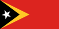 Flag graphic East Timor