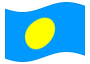 Animated flag Palau