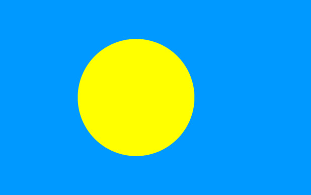 Flag Palau