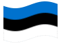 Animated flag Estonia