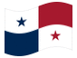 Animated flag Panama