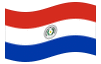 Animated flag Paraguay