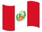 Animated flag Peru