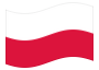 Animated flag Poland