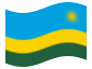 Animated flag Rwanda