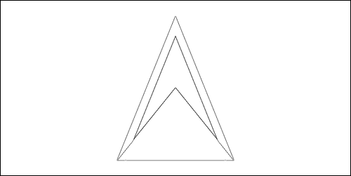 Outline of the flag of St. Lucia to color