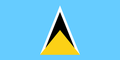 Flag graphic St. Lucia