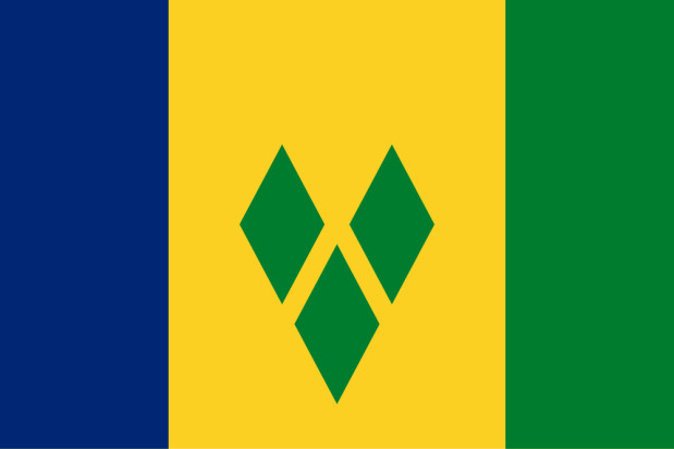 Flag Saint Vincent and the Grenadines