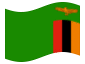Animated flag Zambia