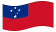 Animated flag Samoa