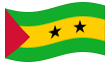 Animated flag São Tomé and Príncipe