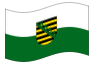 Animated flag Saxony