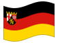 Animated flag Rhineland-Palatinate