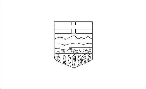 Outline of the flag of Alberta to color