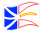 Animated flag Newfoundland and Labrador