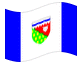 Animated flag Northwest Territories