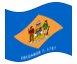 Animated flag Delaware