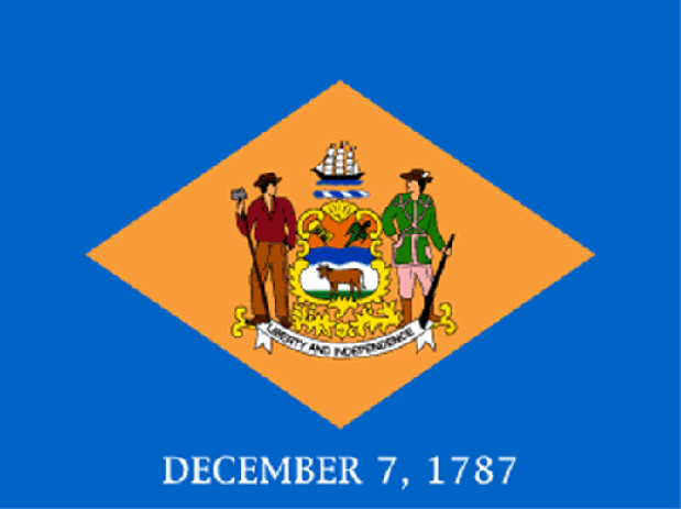 Flag Delaware, Banner Delaware