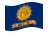Waving flag of Georgia