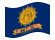 Waving flag of Georgia