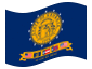 Animated flag Georgia