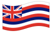 Animated flag Hawaii