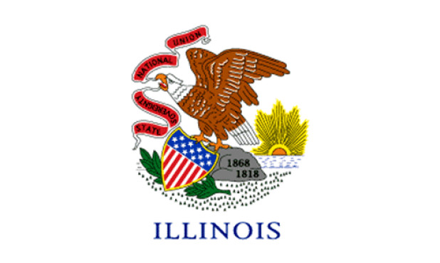 Flag Illinois, Banner Illinois