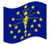 Animated flag Indiana