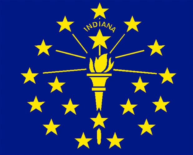 Flag Indiana, Banner Indiana