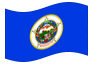 Animated flag Minnesota