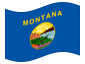 Animated flag Montana