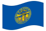 Animated flag Nebraska
