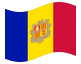Animated flag Andorra