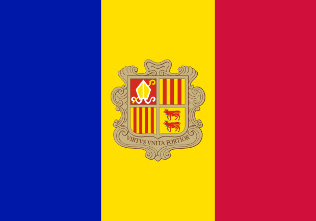 Flag Andorra, Banner Andorra