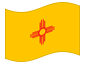 Animated flag New Mexico