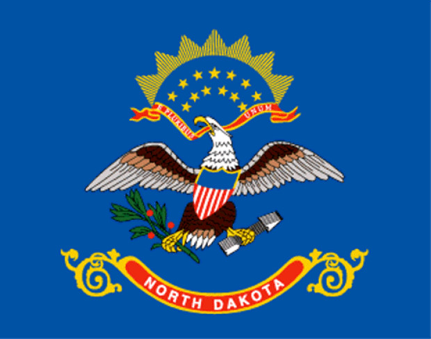 Flag North Dakota (North Dakota), Banner North Dakota (North Dakota)