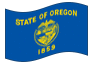 Animated flag Oregon