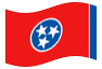 Animated flag Tennessee