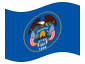 Animated flag Utah