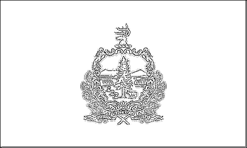 Outline of the flag of Vermont to color