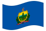 Animated flag Vermont