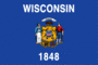 Flag graphic Wisconsin