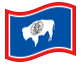 Animated flag Wyoming