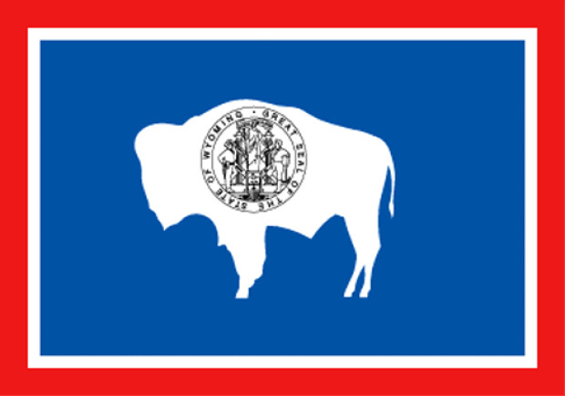 Flag Wyoming, Banner Wyoming