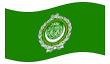 Animated flag Arab League