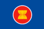 Flag graphic ASEAN (Association of Southeast Asian Nations)