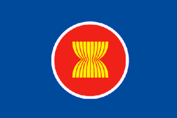 Flag ASEAN (Association of Southeast Asian Nations)