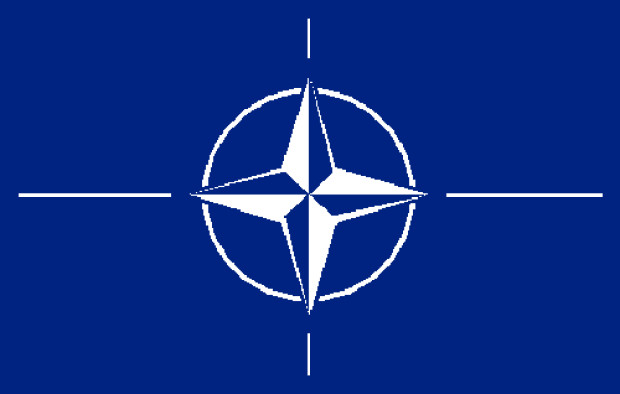 Flag NATO (North Atlantic Treaty Organization), Banner NATO (North Atlantic Treaty Organization)