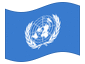 Animated flag United Nations (UN)