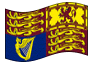 Animated flag Royal Family (Great Britain)